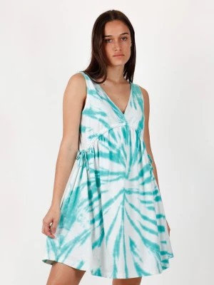 Zdjęcie produktu admas Sukienka w kolorze turkusowo-białym rozmiar: XL