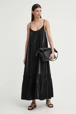 Zdjęcie produktu AERON sukienka IMOGEN kolor czarny maxi rozkloszowana AW24SSDR523491