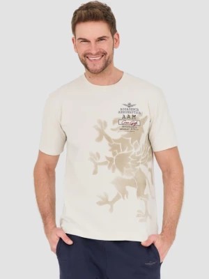 Zdjęcie produktu AERONAUTICA MILITARE Beżowy t-shirt M.C.