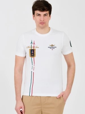 Zdjęcie produktu AERONAUTICA MILITARE Biały t-shirt Frecce Tricolori Short Sleeve