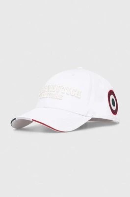 Zdjęcie produktu Aeronautica Militare czapka z daszkiem bawełniana kolor biały z aplikacją