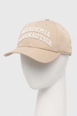Zdjęcie produktu Aeronautica Militare czapka z daszkiem kolor beżowy z aplikacją