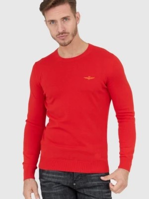 Zdjęcie produktu AERONAUTICA MILITARE Czerwony sweter męski