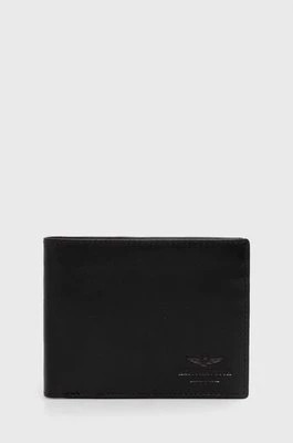 Zdjęcie produktu Aeronautica Militare portfel skórzany męski kolor czarny
