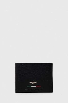 Zdjęcie produktu Aeronautica Militare portfel skórzany męski kolor czarny