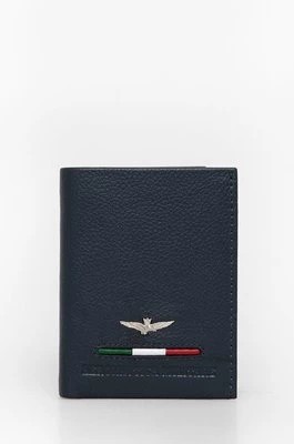 Zdjęcie produktu Aeronautica Militare portfel skórzany męski kolor granatowy