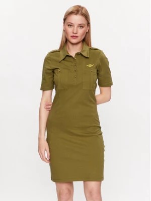 Zdjęcie produktu Aeronautica Militare Sukienka codzienna 231VF633DP192 Zielony Slim Fit