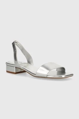 Zdjęcie produktu Aldo sandały skórzane Dorenna damskie kolor srebrny 13740415.Dorenna