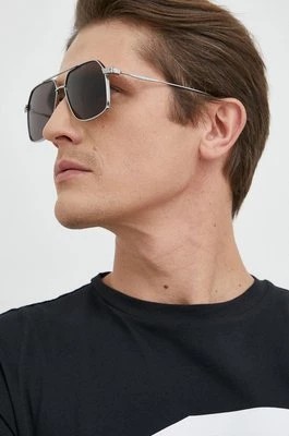 Zdjęcie produktu Alexander McQueen okulary przeciwsłoneczne męskie kolor czarny