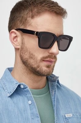 Zdjęcie produktu Alexander McQueen okulary przeciwsłoneczne męskie kolor czarny AM0432SA