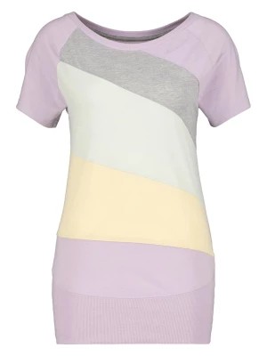 Zdjęcie produktu alife and kickin Koszulka "Lenia" w kolorze fioletowym ze wzorem rozmiar: M