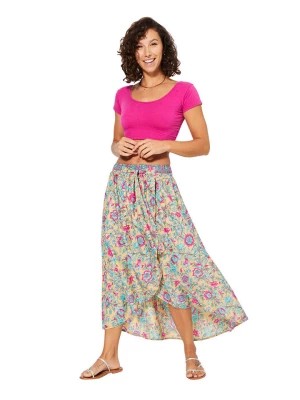Zdjęcie produktu Aller Simplement Spódnica w kolorze beżowo-błękitno-różowym rozmiar: 34-40