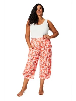 Zdjęcie produktu Aller Simplement Spodnie w kolorze pomarańczowo-białym rozmiar: 42/44