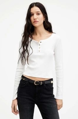 Zdjęcie produktu AllSaints bluzka BENNY LS TEE damska kolor biały gładka WM540Z