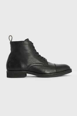 Zdjęcie produktu AllSaints buty skórzane Drago Boot męskie kolor czarny MF561Z