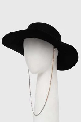 Zdjęcie produktu AllSaints kapelusz wełniany kolor czarny wełniany