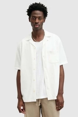 Zdjęcie produktu AllSaints koszula CUDI męska kolor biały relaxed