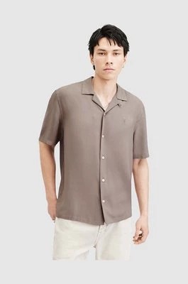 Zdjęcie produktu AllSaints koszula męska kolor beżowy regular