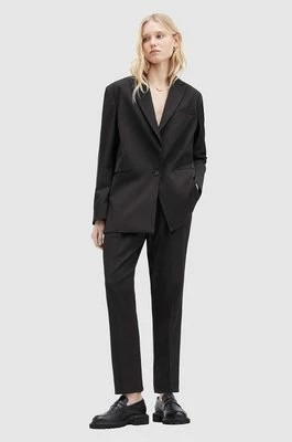Zdjęcie produktu AllSaints spodnie NELLIE TROUSER damskie kolor czarny proste medium waist WT513Z