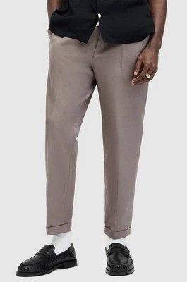 Zdjęcie produktu AllSaints spodnie TALLIS męskie kolor beżowy proste