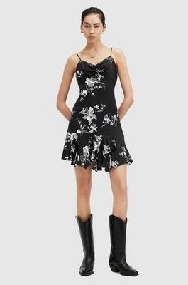 Zdjęcie produktu AllSaints sukienka ERICA IONA DRESS kolor czarny mini rozkloszowana W004DA