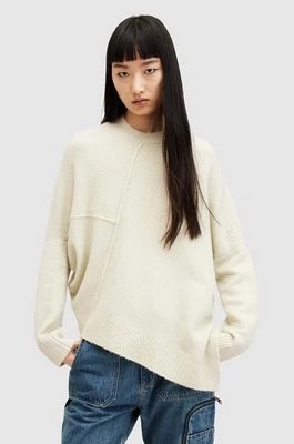 Zdjęcie produktu AllSaints sweter z wełną LOCK kolor żółty
