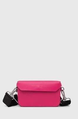 Zdjęcie produktu AllSaints torebka skórzana kolor różowy