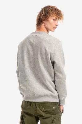 Zdjęcie produktu Alpha Industries bluza Basic Sweater Small Logo męska kolor szary z nadrukiem 188307.17