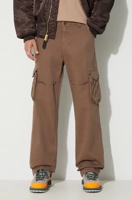 Zdjęcie produktu Alpha Industries spodnie bawełniane Jet Pant kolor beżowy proste 101212.183