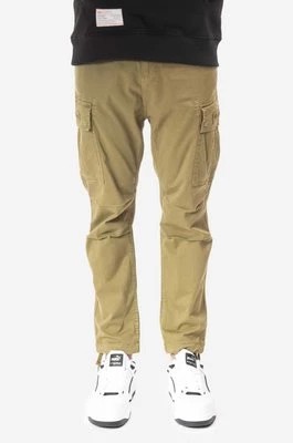 Zdjęcie produktu Alpha Industries spodnie Squad Pants męskie kolor zielony w fasonie cargo 188202.11-ZIELONY