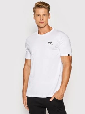 Zdjęcie produktu Alpha Industries T-Shirt Backprint 128507CP Biały Regular Fit