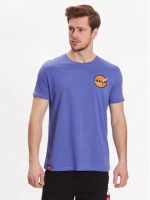 Zdjęcie produktu Alpha Industries T-Shirt NASA Davinci T 136508 Fioletowy Regular Fit