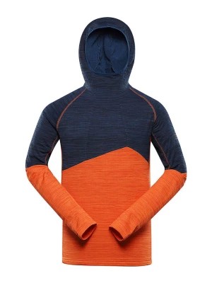 Zdjęcie produktu Alpine Pro Bluza polarowa "Gorf" w kolorze pomarańczowo-granatowym rozmiar: XL