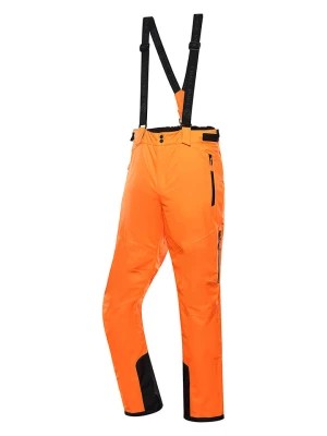 Zdjęcie produktu Alpine Pro Spodnie narciarskie "Lermon" w kolorze jaskrawopomarańczowym rozmiar: XXL