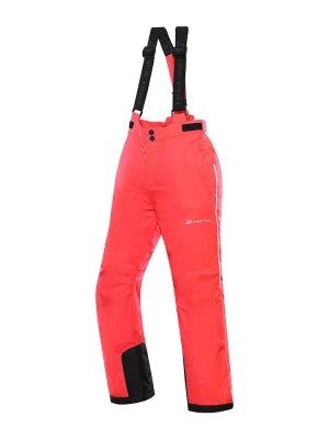 Zdjęcie produktu Alpine Pro Spodnie narciarskie "Lermono" w kolorze koralowym rozmiar: 104/110
