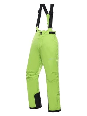Zdjęcie produktu Alpine Pro Spodnie narciarskie "Lermono" w kolorze limonkowym rozmiar: 152/158