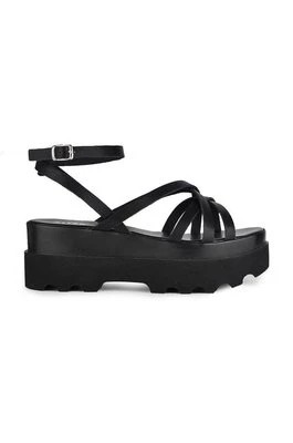 Zdjęcie produktu Altercore sandały DOLO damskie kolor czarny na platformie