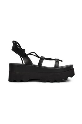Zdjęcie produktu Altercore sandały SUE damskie kolor czarny na platformie