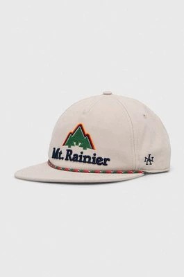 Zdjęcie produktu American Needle czapka z daszkiem bawełniana Mount Rainier kolor beżowy z aplikacją