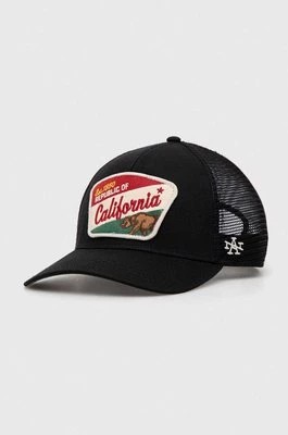 Zdjęcie produktu American Needle czapka z daszkiem California kolor czarny z aplikacją