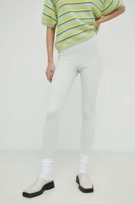 Zdjęcie produktu American Vintage legginsy damskie kolor zielony gładkie