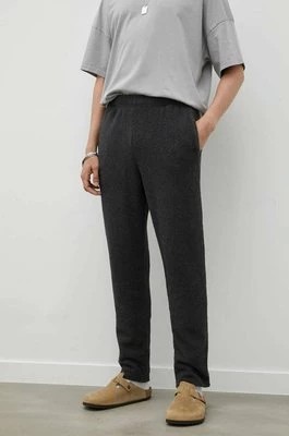Zdjęcie produktu American Vintage spodnie dresowe kolor czarny gładkie