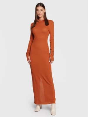Zdjęcie produktu American Vintage Sukienka dzianinowa Sovy SOV14AH22 Pomarańczowy Regular Fit