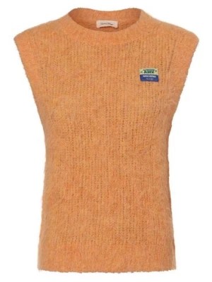 Zdjęcie produktu american vintage Sweter damski z zawartością alpaki - Bymi Kobiety pomarańczowy marmurkowy, M/L
