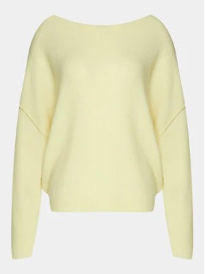 Zdjęcie produktu American Vintage Sweter Damsville DAM225E24 Żółty Regular Fit