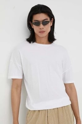 Zdjęcie produktu American Vintage t-shirt bawełniany kolor biały gładki