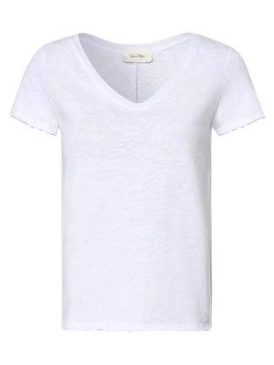 Zdjęcie produktu american vintage T-shirt damski Kobiety Dżersej biały jednolity,
