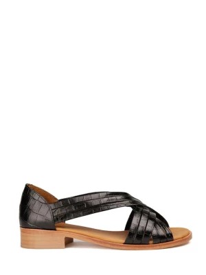 Zdjęcie produktu Anaki Skórzane sandały "Aurore" w kolorze czarnym rozmiar: 37