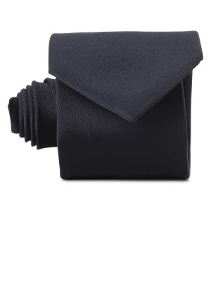 Zdjęcie produktu Andrew James Jedwabny krawat męski Mężczyźni niebieski jednolity,