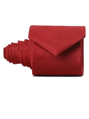 Zdjęcie produktu Andrew James Krawat z zawartością jedwabiu Mężczyźni Jedwab czerwony w kropki,